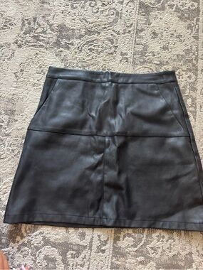 Leather skirt